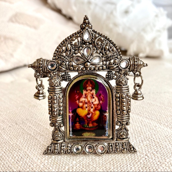 Vintage Other - INDIA Tiny Ganesh - Hindu Auspicious Altar